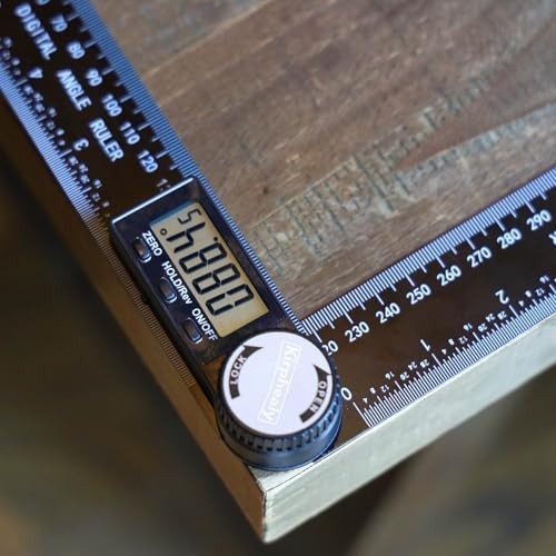 Digital Angle Finder Protractor 7" - Adjustable Measuring Tool for Carpentry & D