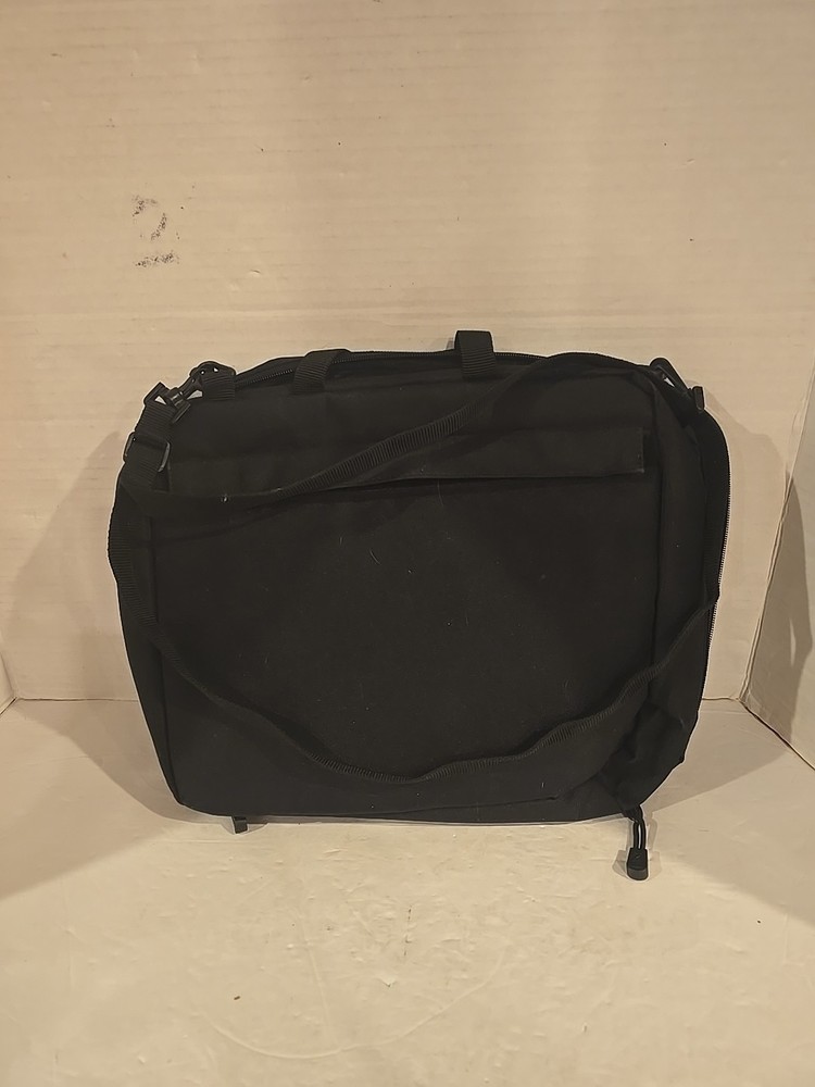 Port Authority Black Polyester Laptop Bag