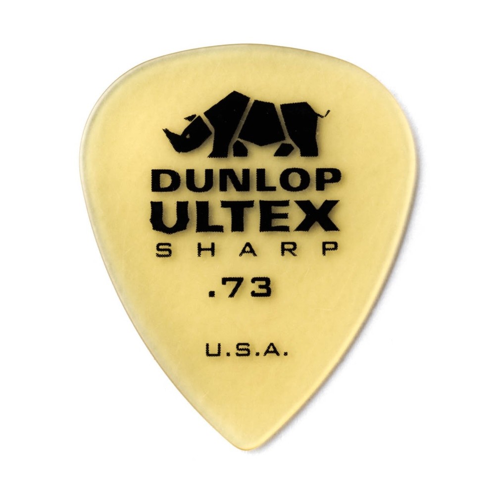 8-PACK Dunlop ULTEX SHARP Guitar Picks【0.73mm】433-073