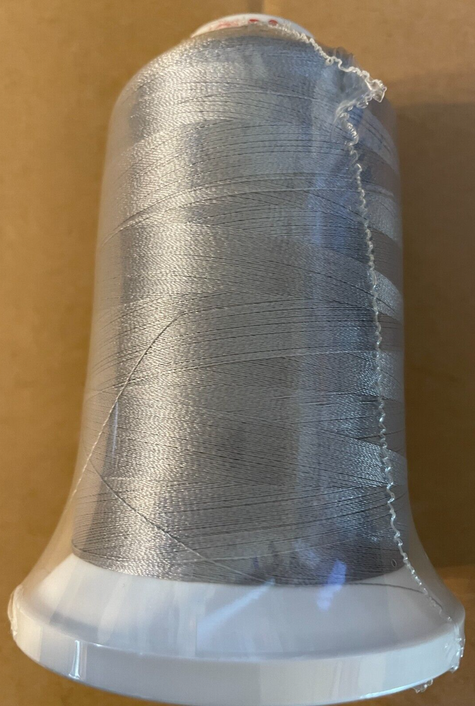 Gunold 61001 - GRAY GREY Polyester Embroidery Thread -POLY 40 Cone