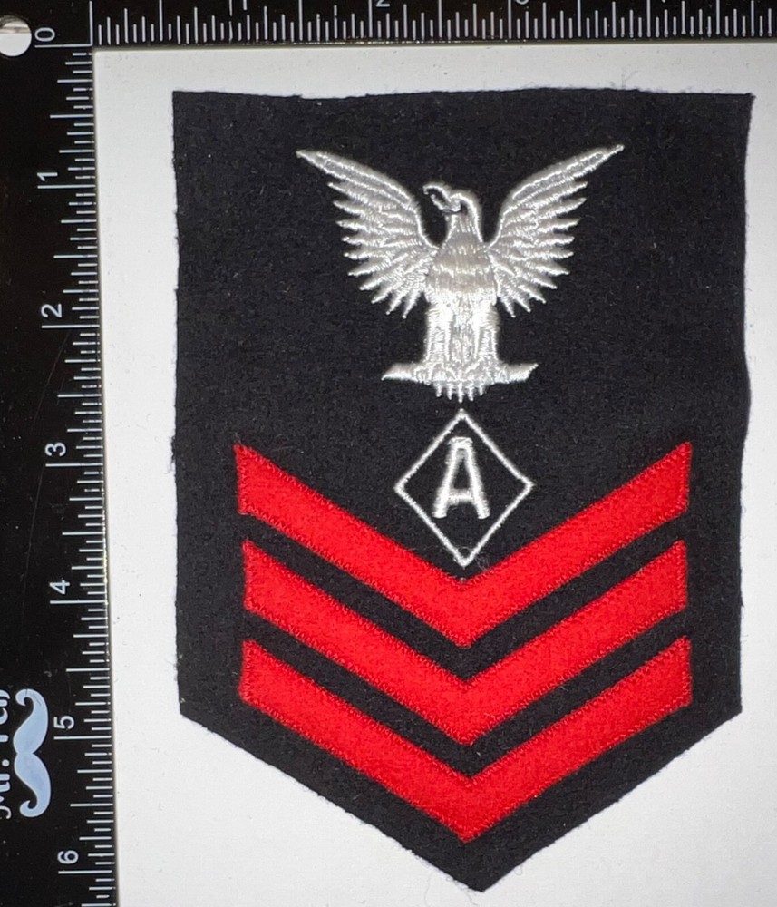 WWII 1944 Dated USN Navy Athletic Instructor Petty Officer 1st Class Rate Patch