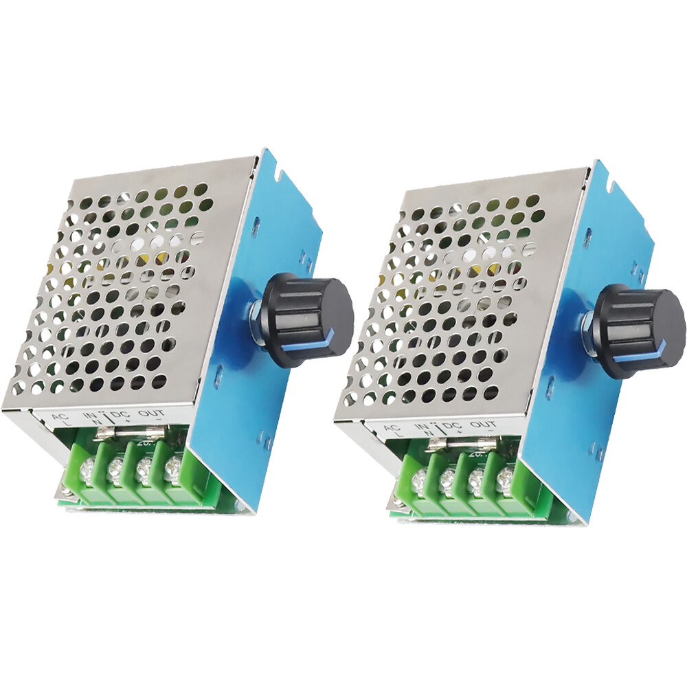 2pc DC 10-60V SCR Motor Speed Controller Voltage Regulator Dimmer