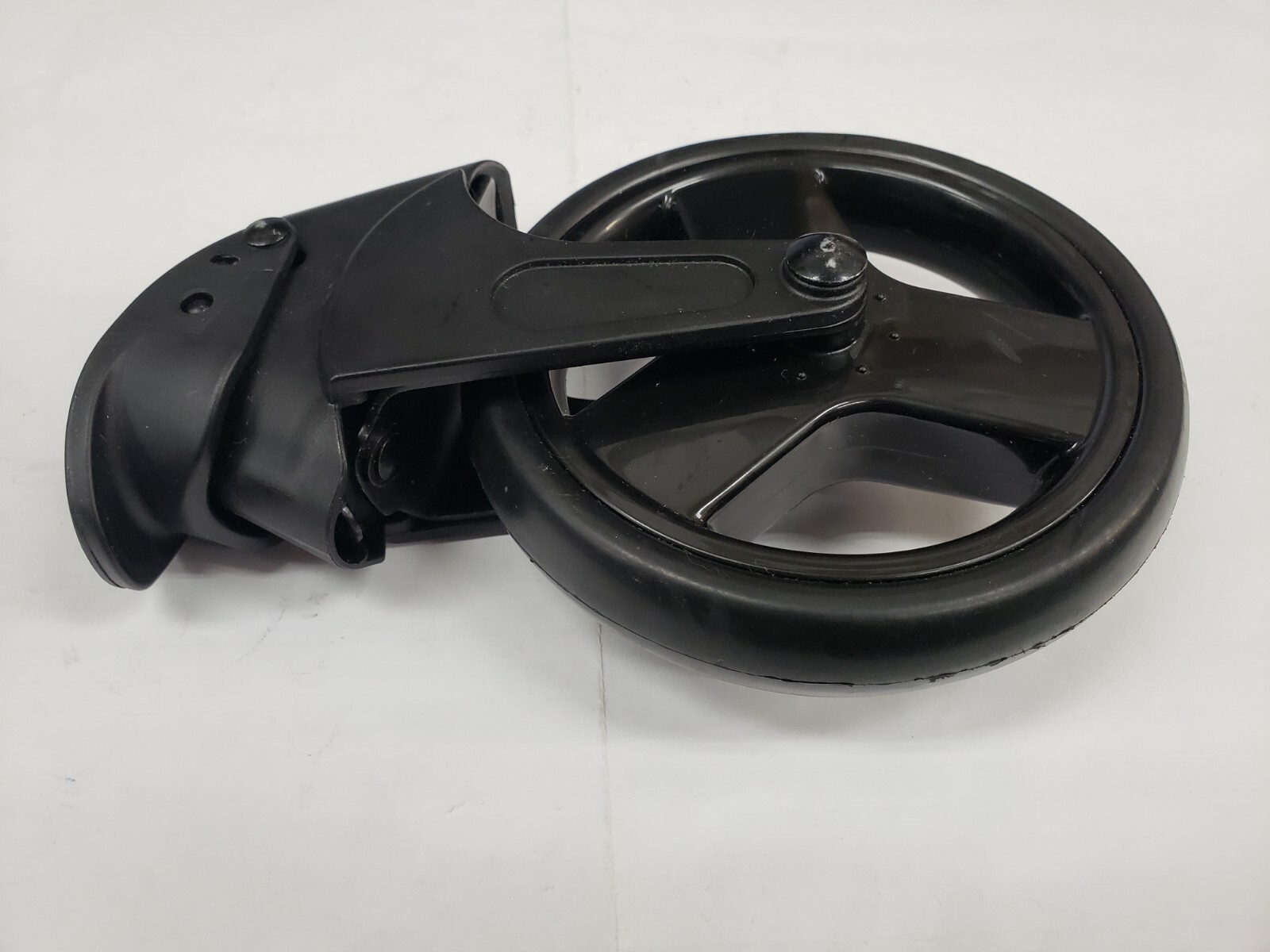 Unbranded 5-1/2" x 1" Plastic Locking Caster Wheel for 1-1/4" Splined Shaft