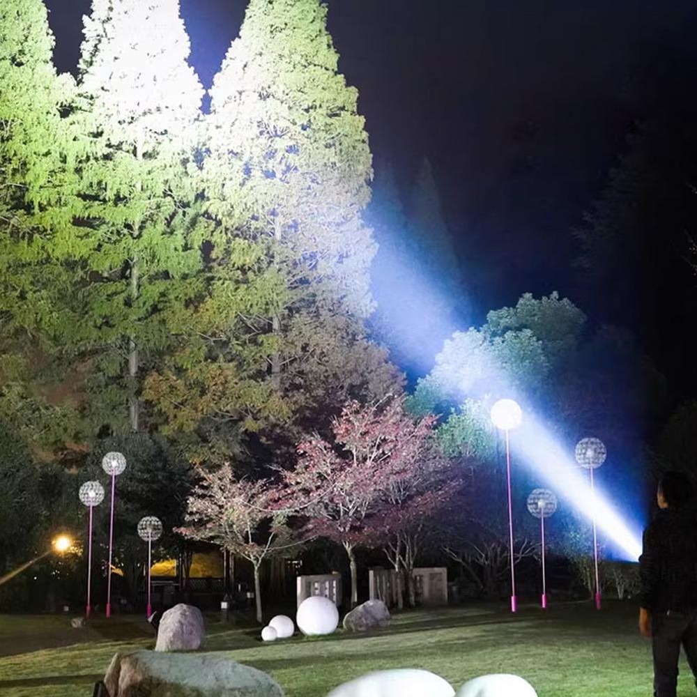 Three Eye Mini Flashlight Strong Lights Rechargeable Portable Outdoor