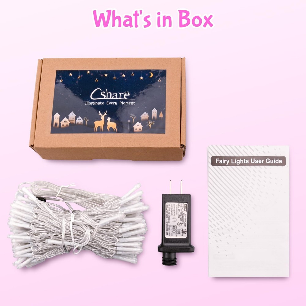 Easter String Lights, Pastel Easter Lights Plug in with Timer 8 Lighting Mode...