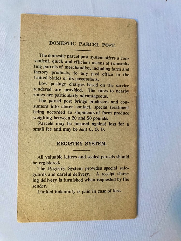 Postal Information July, 1914 7th Edition