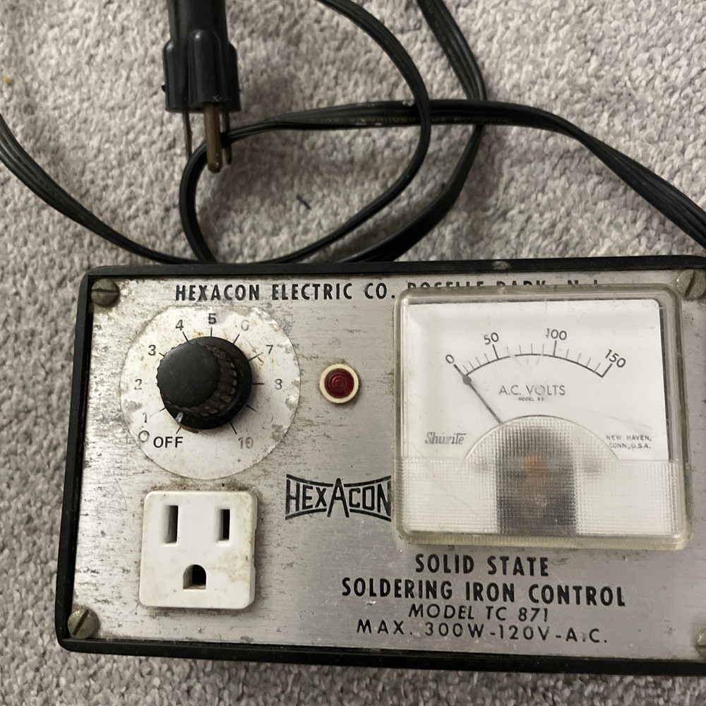 stained glass supplies Hexacon Solid State Soldering Iron Control