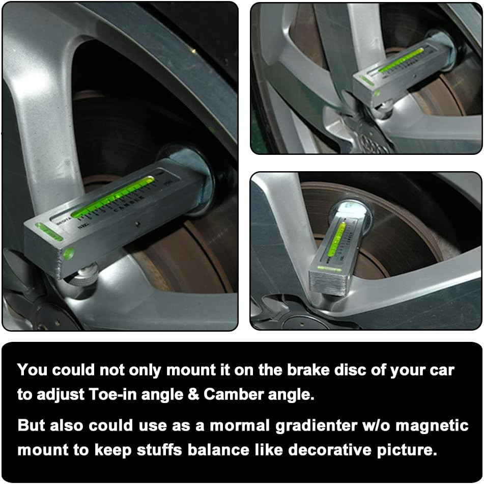 Adjustable Magnetic Gauge Tool Camber Alignment Tool Strut Wheel Alignment Tool