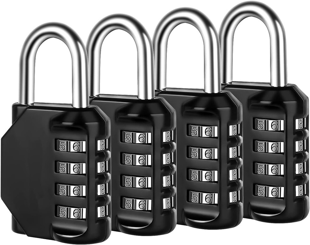 4 Digit Combination Locks - School Gym Locker, Toolbox, Case