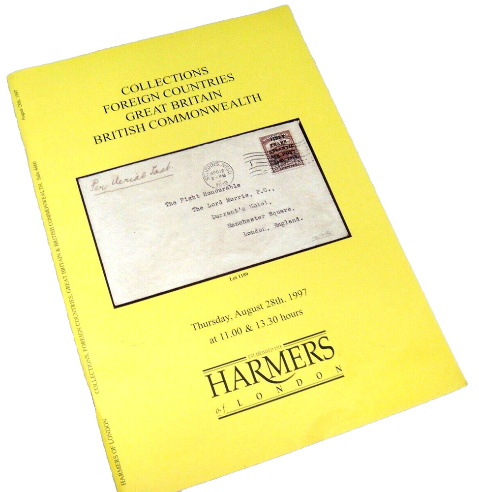 Harmers London Auction Catalog 1997 Collections Foreign Britain Commonwealth