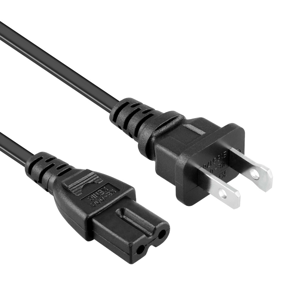 6ft AC Power Cord Cable For Vizio E320-A0 E320-A1 E320-B0 2-Prong Wire Lead