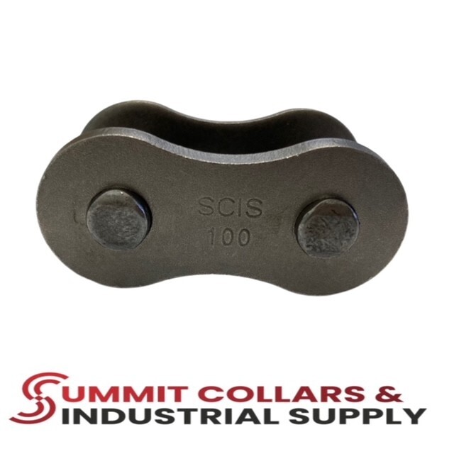 #100 Roller Chain Connecting Link, cottered (QTY 2) Great Quality!