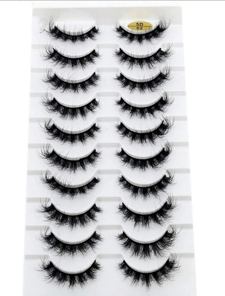 Faux mink lashes natural short