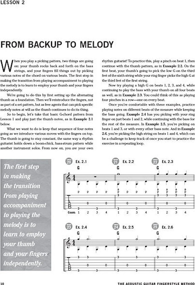 Acoustic Guitar Fingerstyle Method