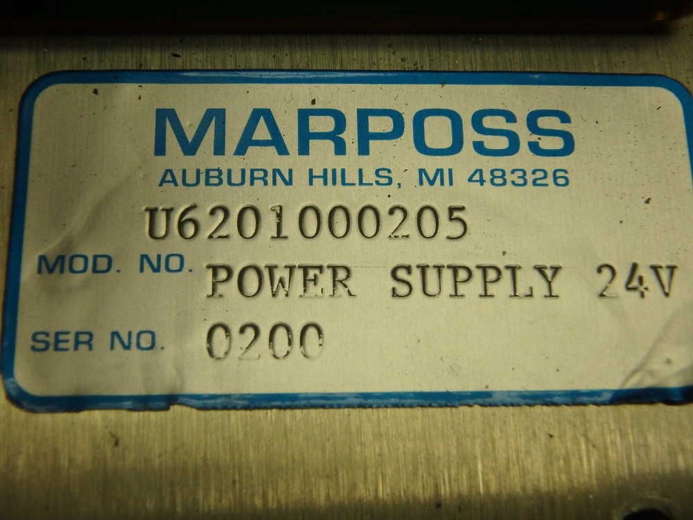 MARPOSS POWER SUPPLY 24V_U6201000205