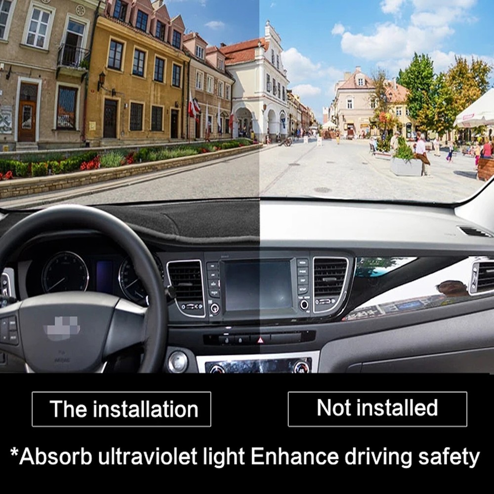 for Mazda MX-5 NC 2006-2014 MX5 Dashboard Pad Dash Mat Dashmat Polyester RED