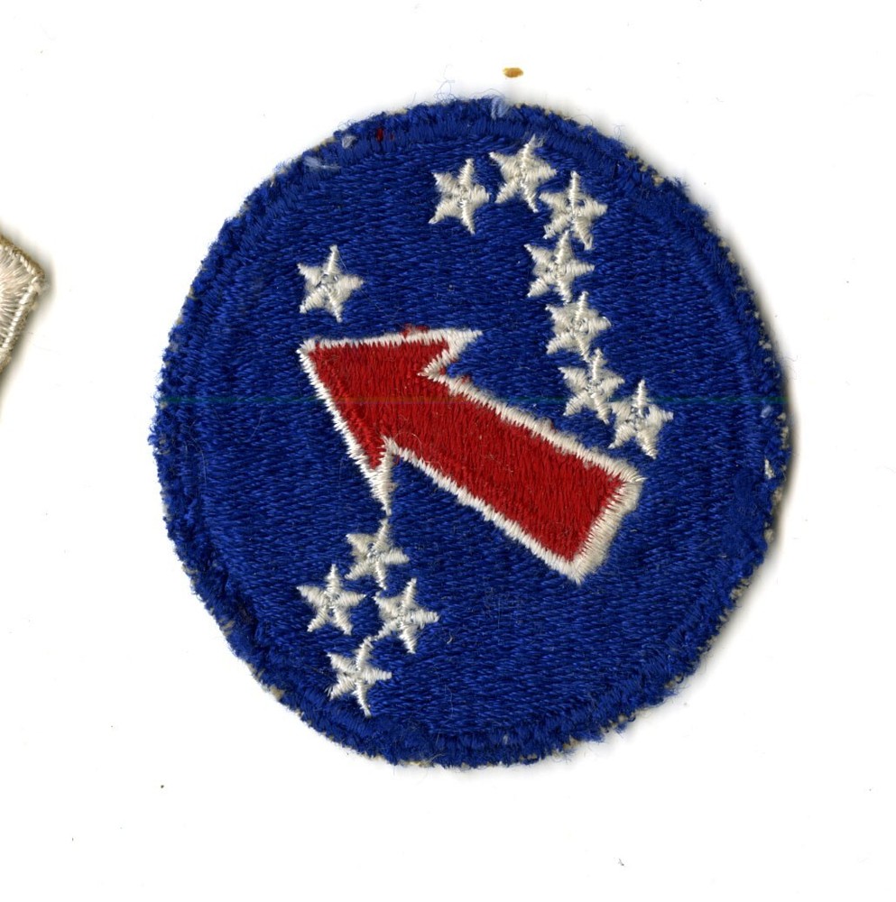 US Army Pacific Ocean Areas White Back Patch WWII Vintage