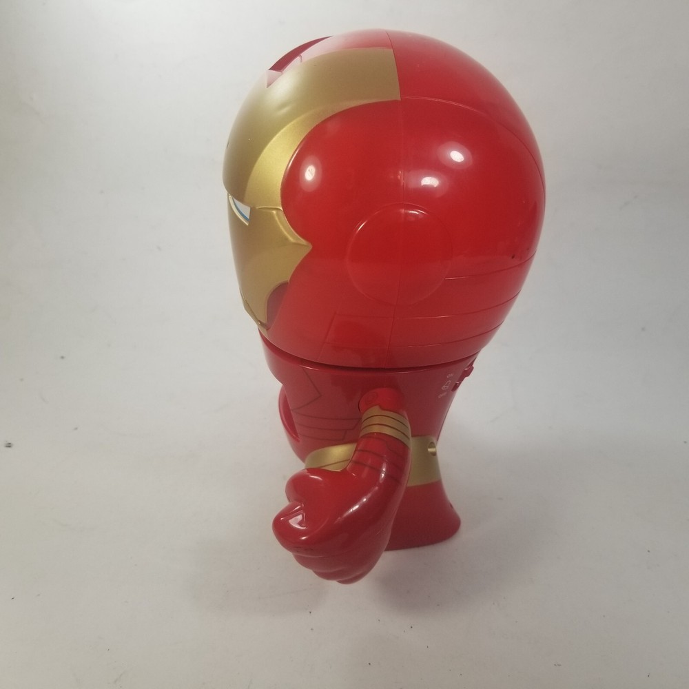 Marvel Iron Man Alarm Clock Digital Red Gold