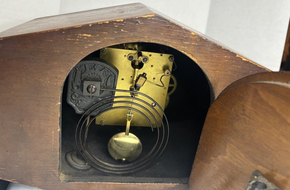Vintage Nazi Wind Up Clock