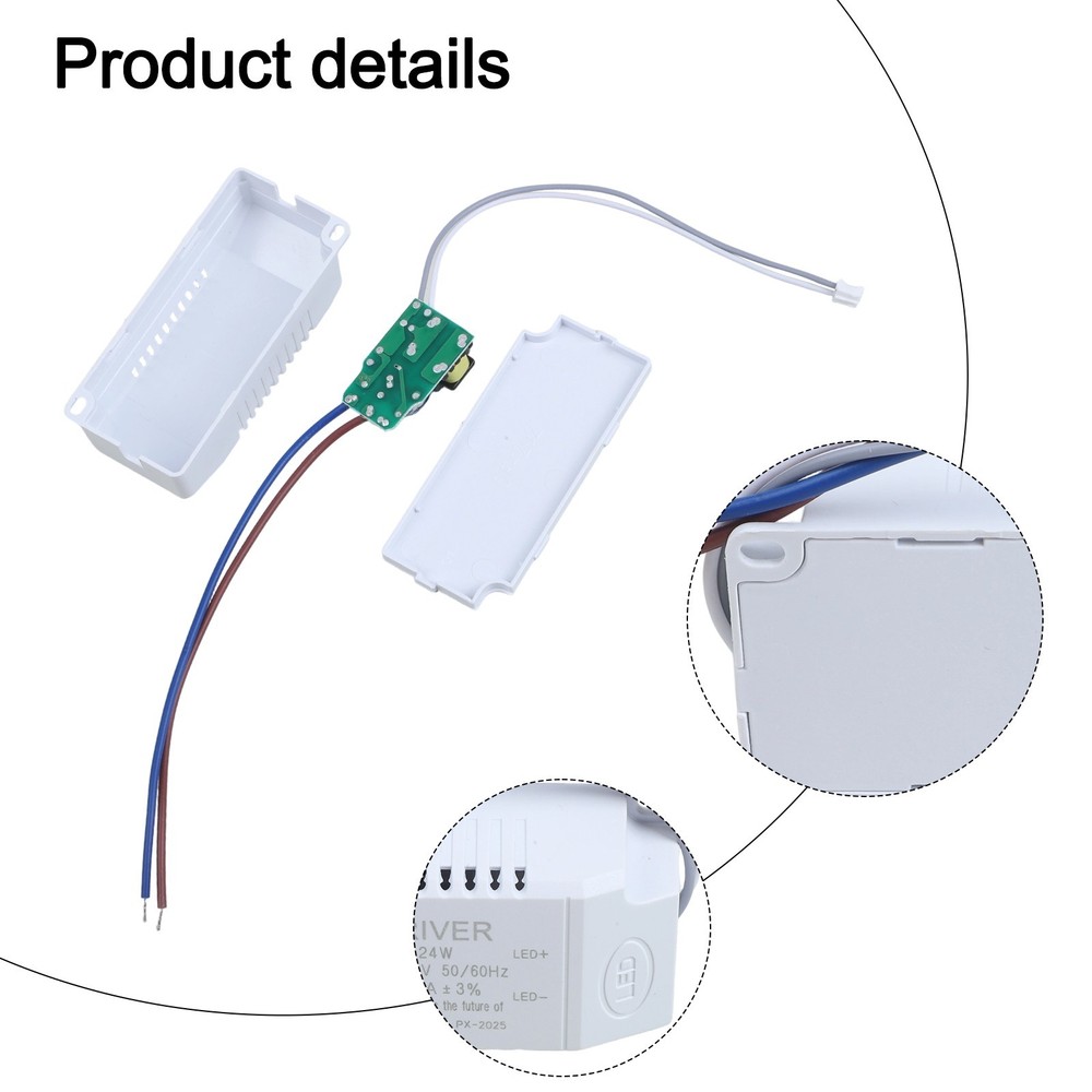 Safety Regulations Ceiling Light LED Driver Electronic Transformer 8-24W