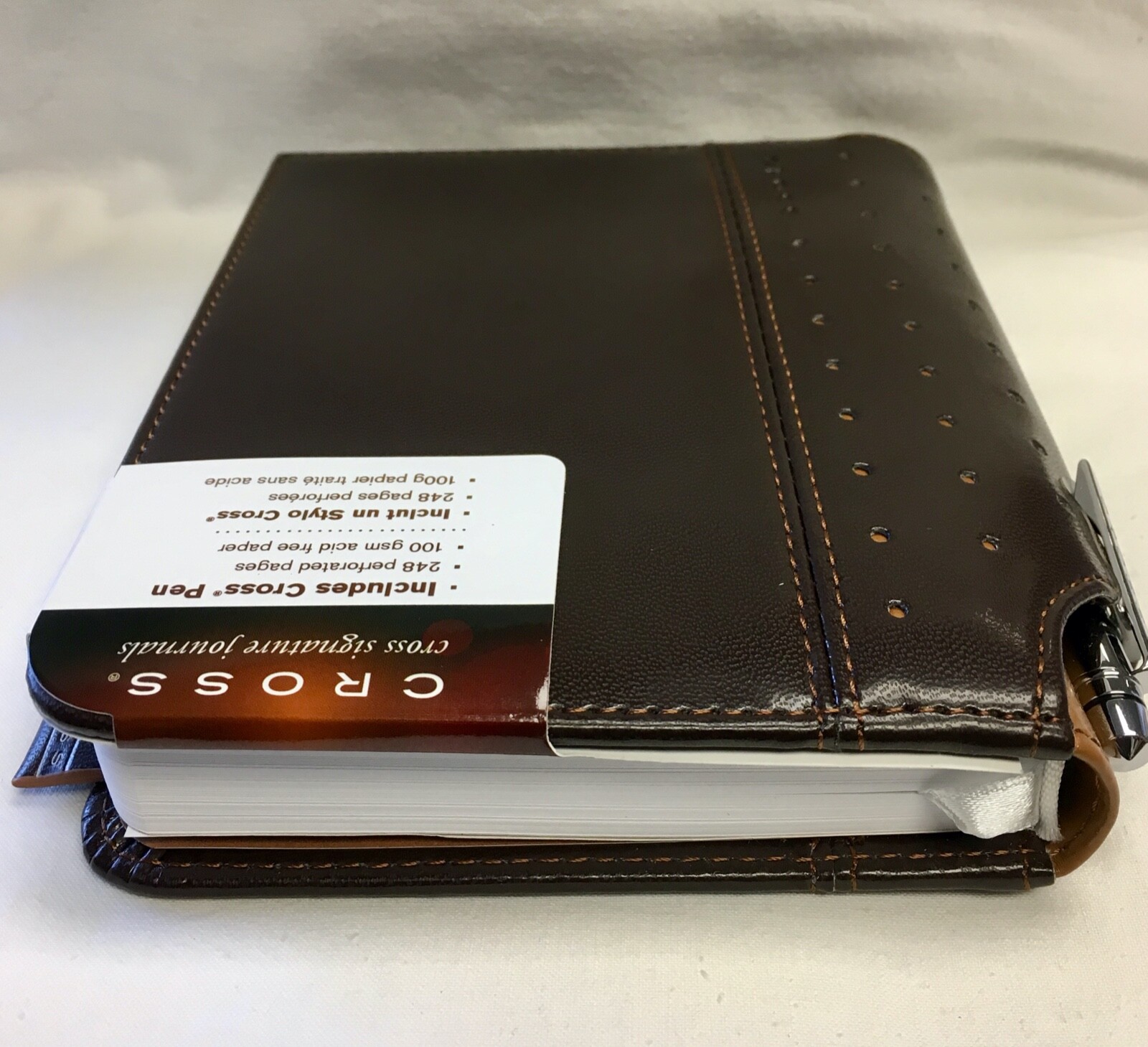 Cross Signature Journal with Pen, 5" x 6", Small Brown