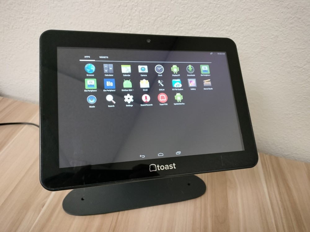 ELO Toast ESY10i1B 10" Touchscreen (ANDROID 4.4.2) POS System*READ DESC*