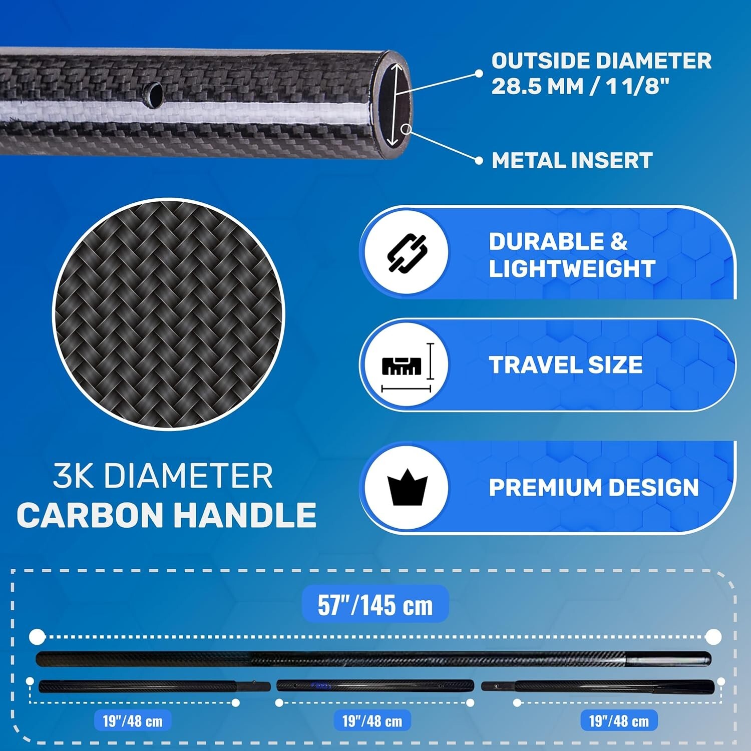 CKG Shark Tooth Sifter & Sand Scoop for The Beach, Sand Flea Rake+ Carbon Handle