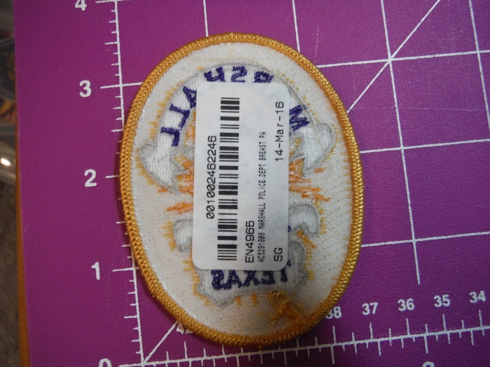 Marshall Texas Police Patch