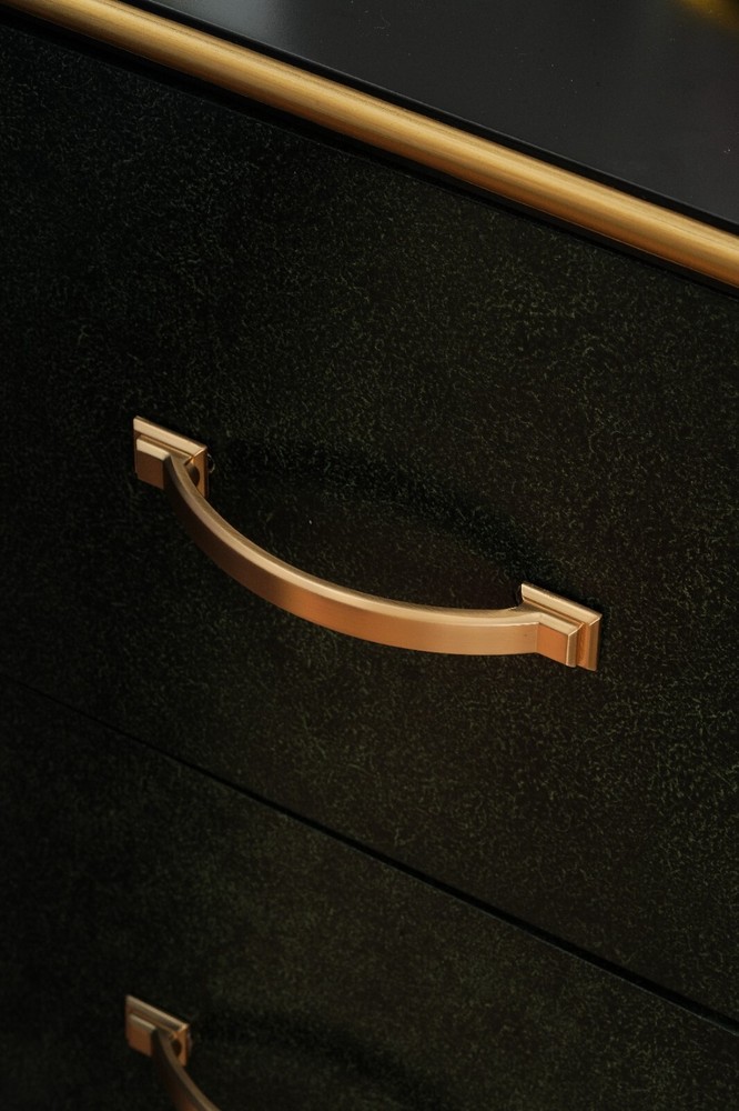 4" Arch Cabinet Pulls Black Hardware Handles Brass Cupboard Drawer Dresser Pulls