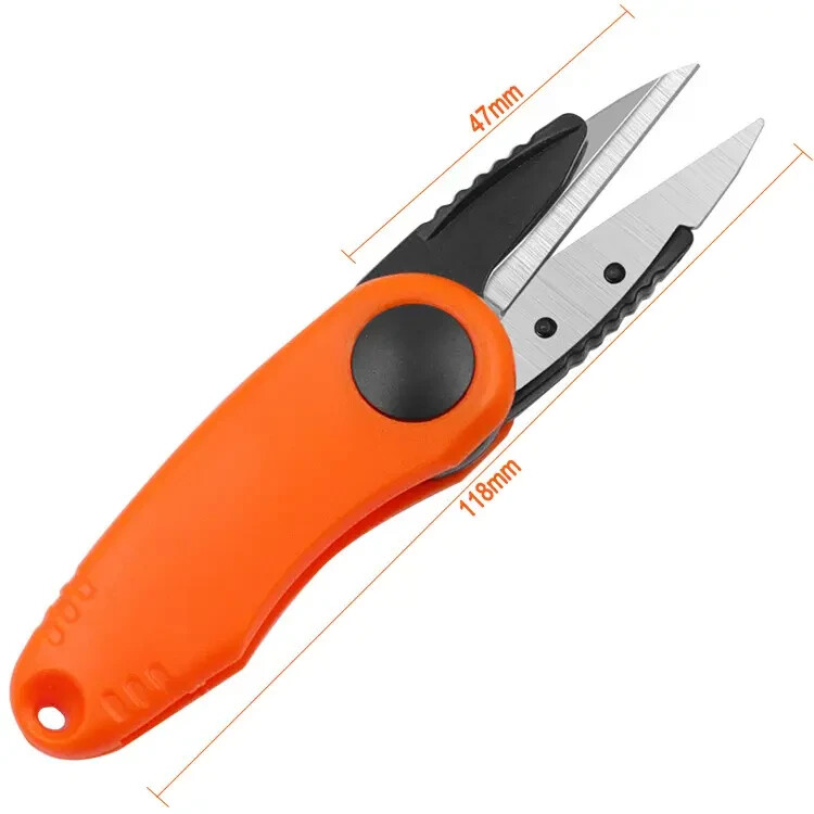 Fishing Scissors Line Cutter Stainless Steel Mini Foldable Scissors Tool