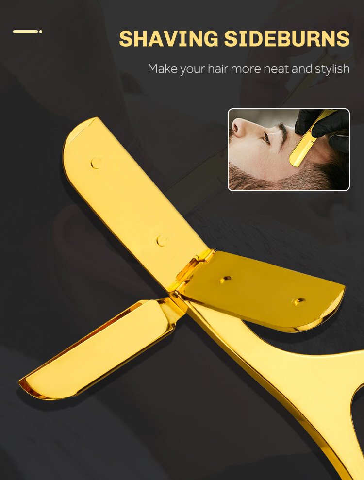 Back Katana Straight Barber Razor