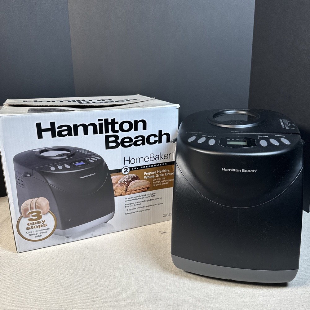 Hamilton Beach 29882 Home Baker Bread Maker Machine 2lb Digital