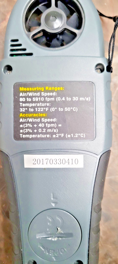 Omega Handheld Anemometer with Wind Chill Function HHF-312