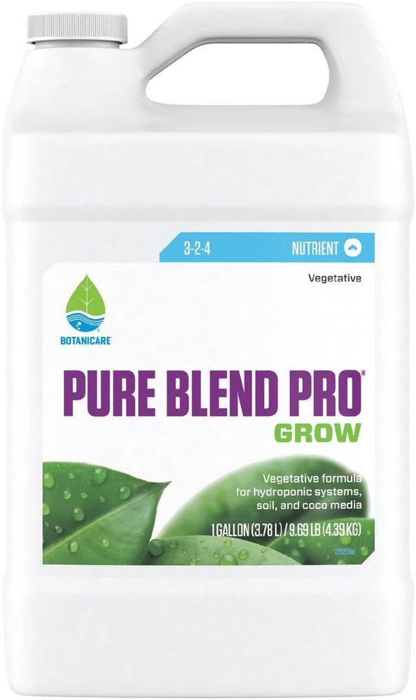Pure Blend Pro Grow, Nutrient, 3-2-4, 1 Gal.