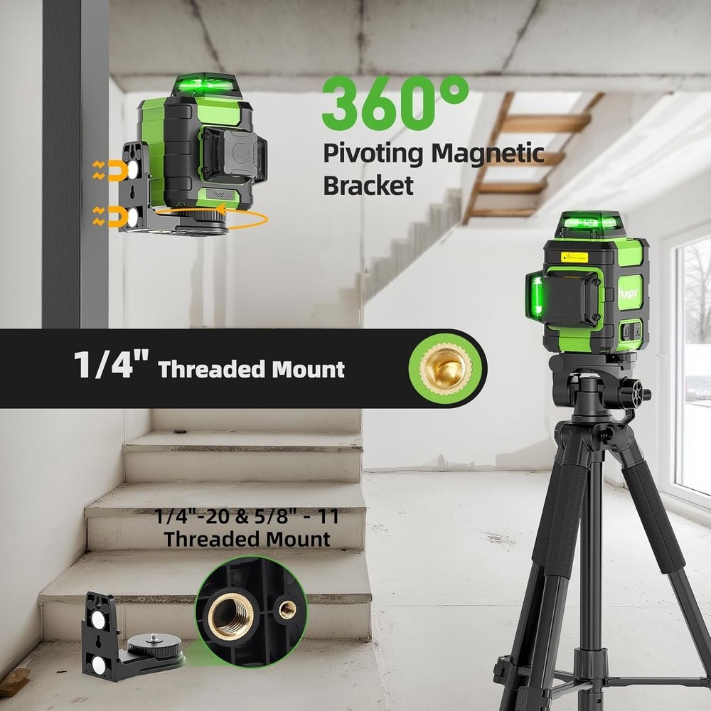 Professional Construction Laser Level with Hard Carry Case