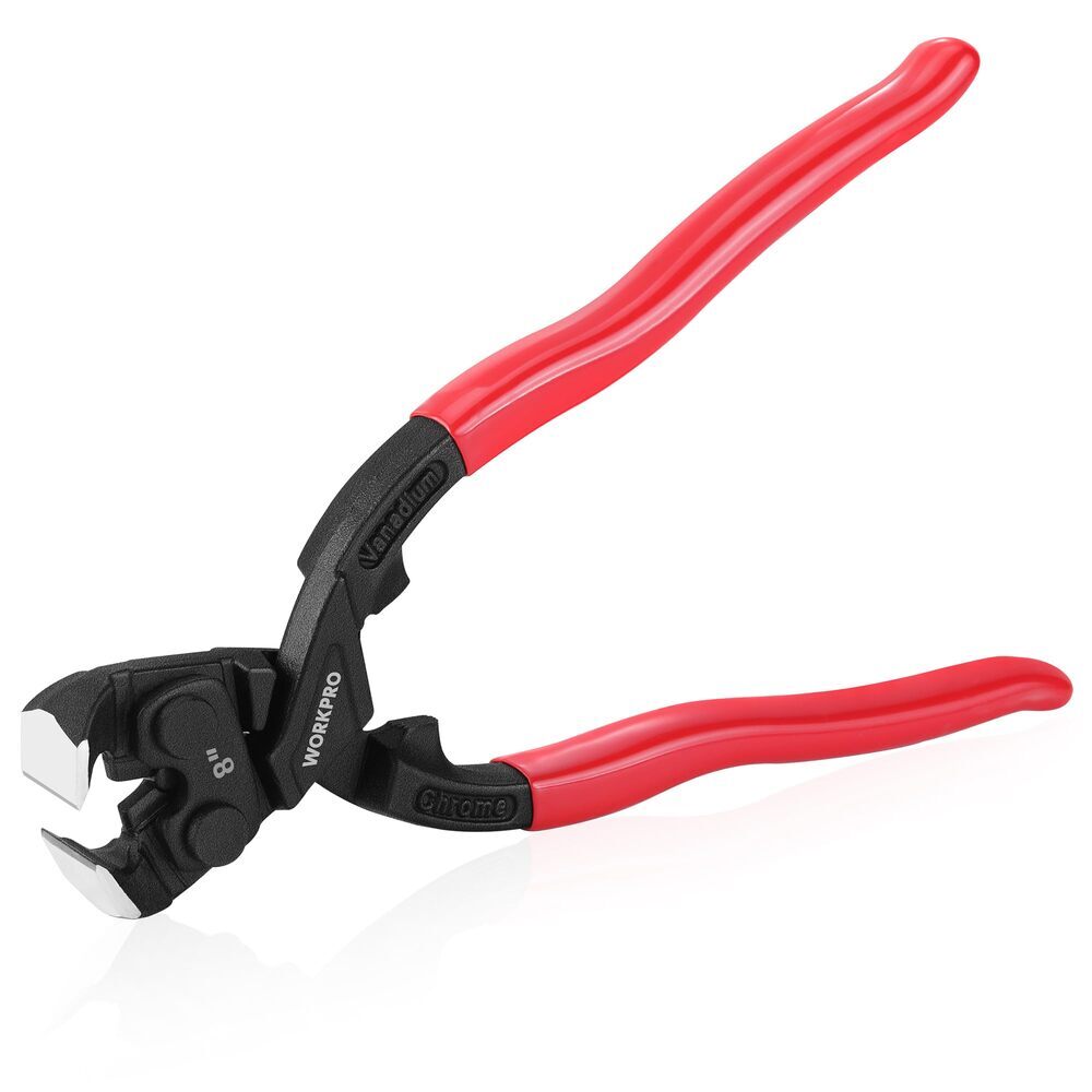 WORKPRO Nail Puller Pliers 8 Inch Durable CR-V Steel for Pulling Cutting Nails
