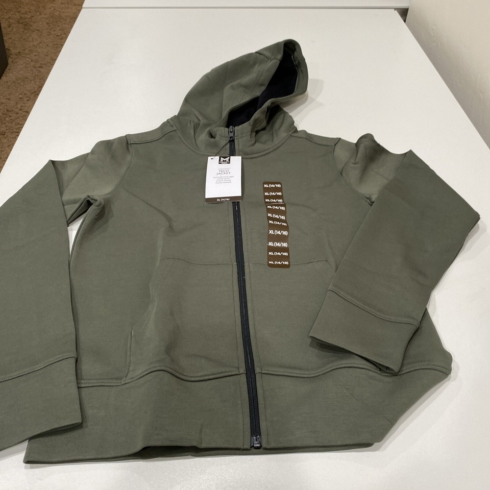 Member's Mark Boys Everyday Tech Jacket Green Midnight XL