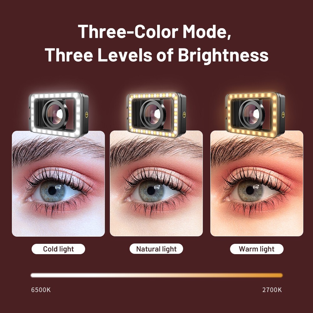 Professional Fill Light 15x Macro Phone Lens