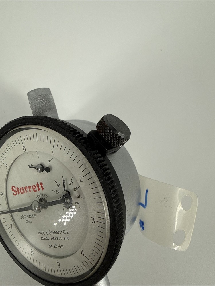 STARRETT No. 25-611 Dial Indicator
