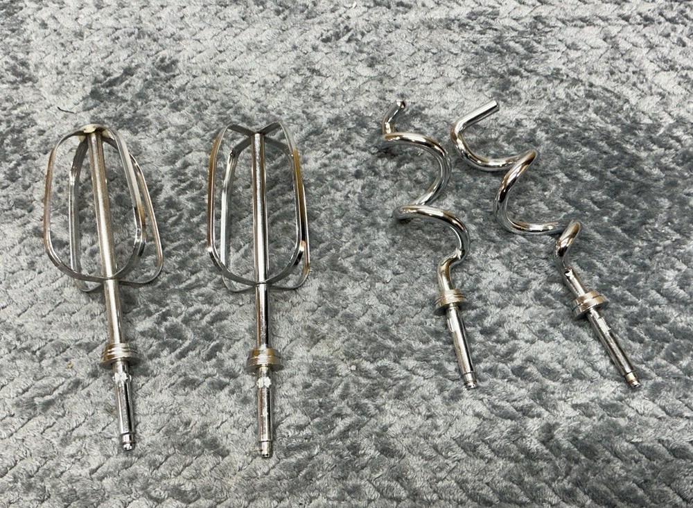 Oster Regency Kitchen Center Dough Hooks Beaters Set 2 Replacement