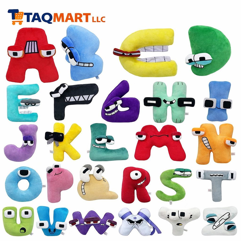 Alphabet Lore Plush Toys | ABC Letter Stuffed Animal Educational Gift for Kids