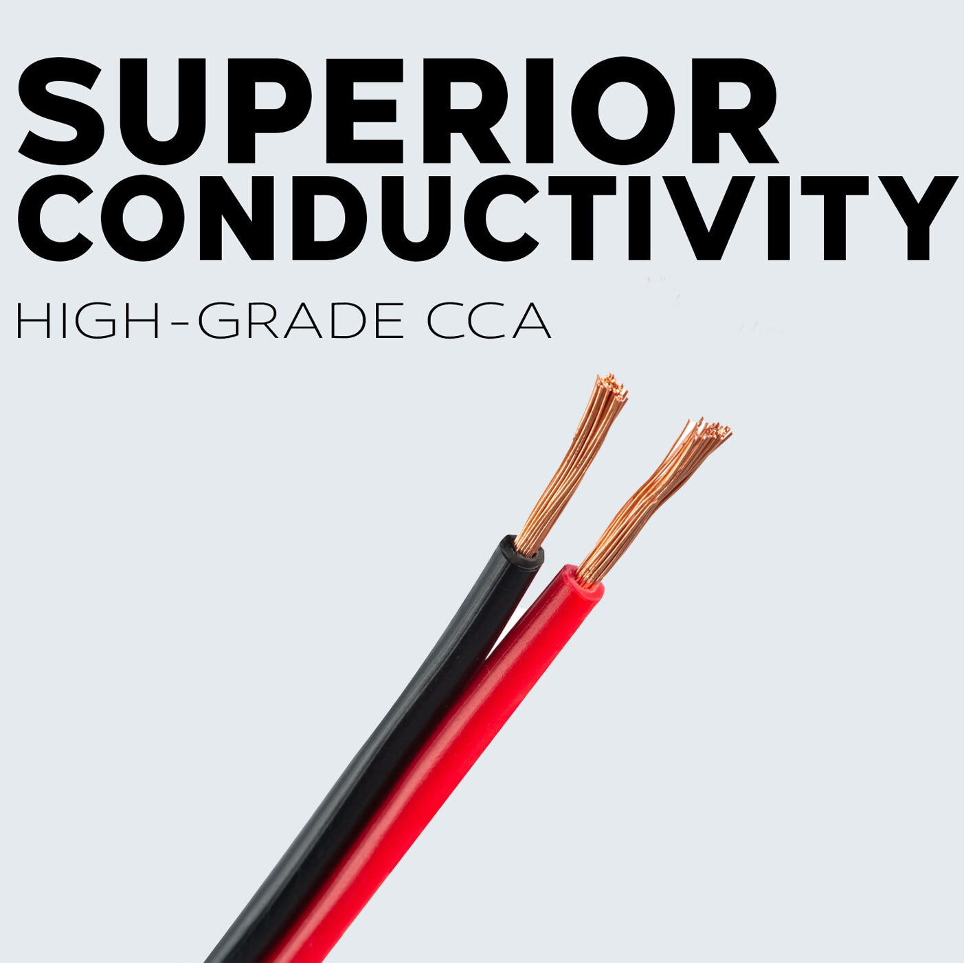 14 Gauge 100 Feet Speaker Wire Red Black Zip Cable Copper Clad Car Stereo