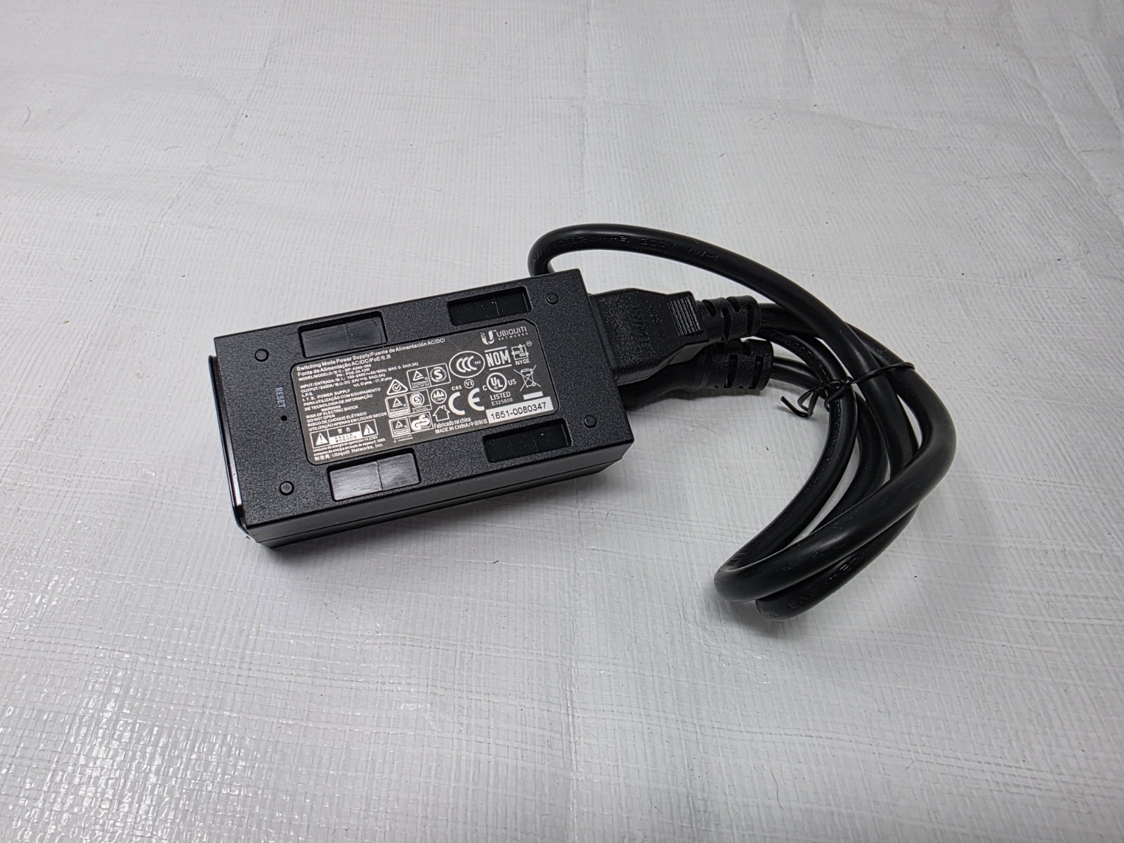 Ubiquiti Networks GP-A240-050 POE-24-12W-G PoE Power Supply