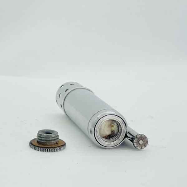 Working Dunhill Oil lighter silver without box