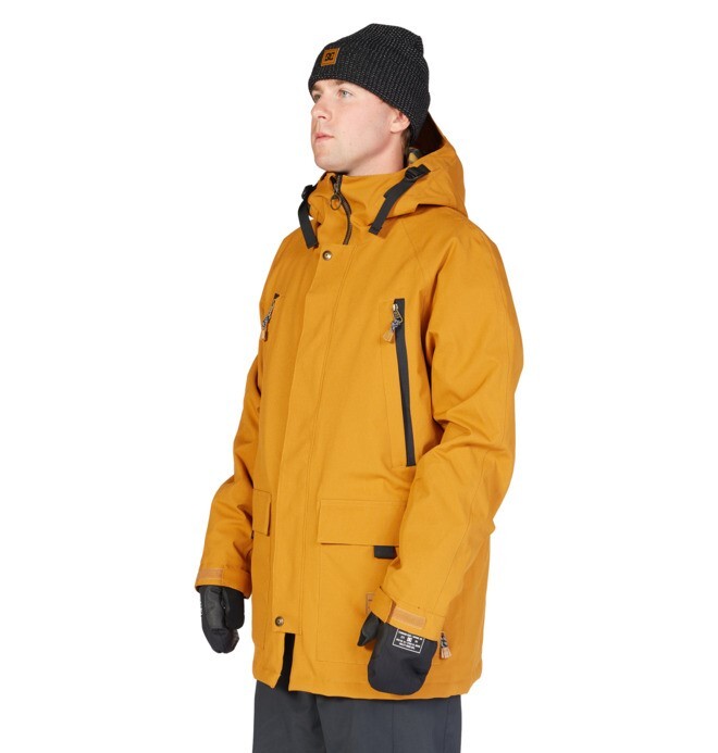 DC Stealth Parka Snowboard Jacket Men's Medium Cathay Spice