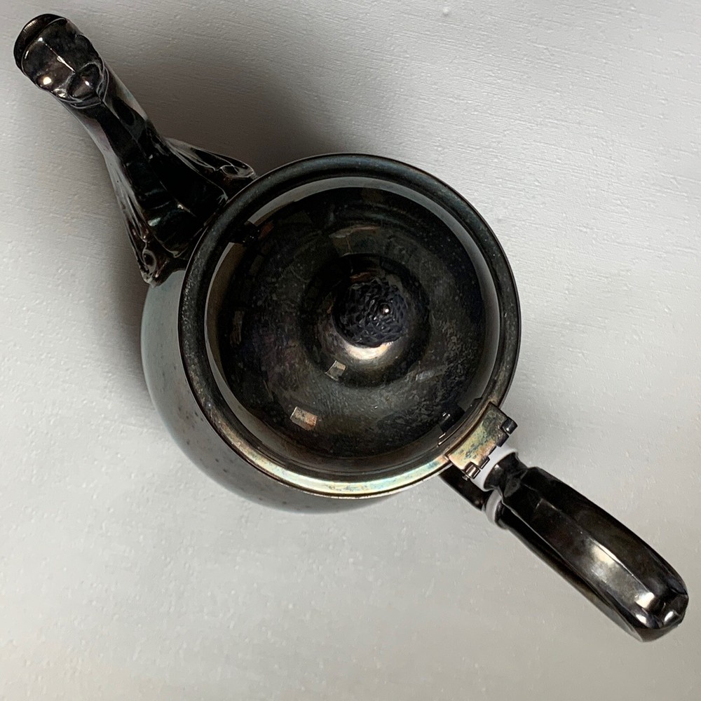 Newburyport Silverplate Teapot ~ Nice Patina!!!