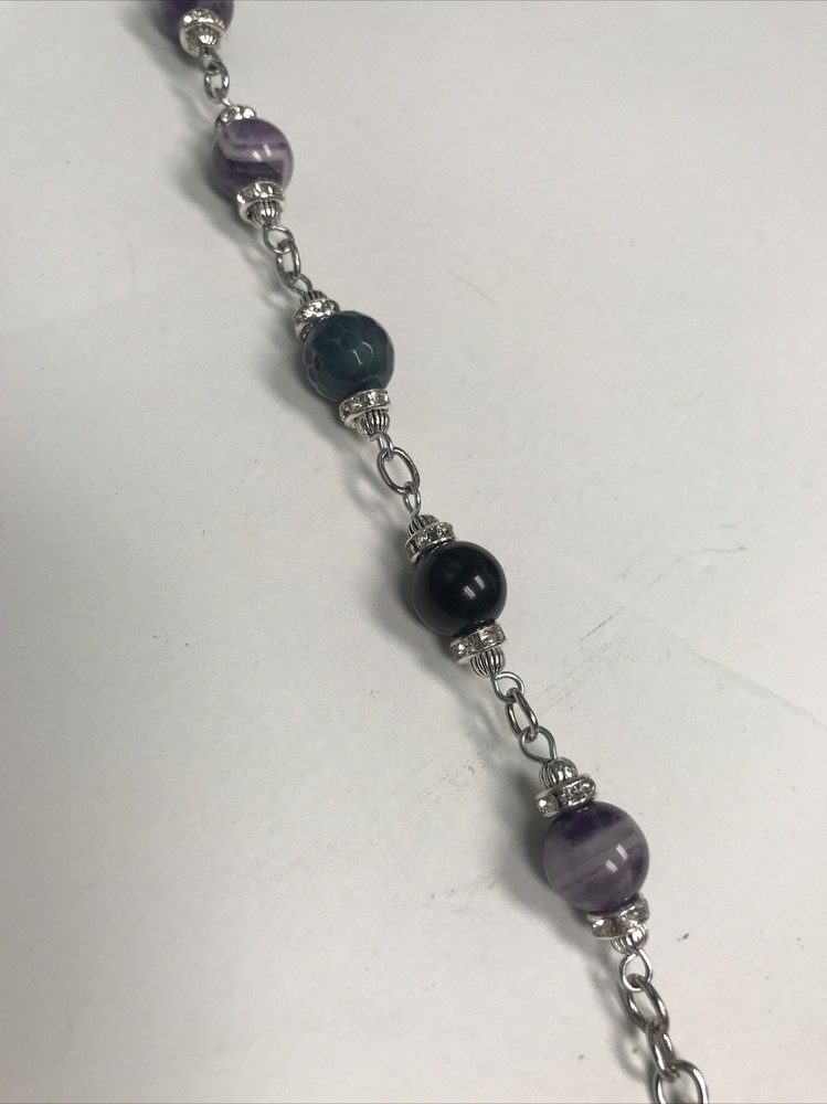 Amethyst Pendulum Chain With Tree Spirt Communication 355