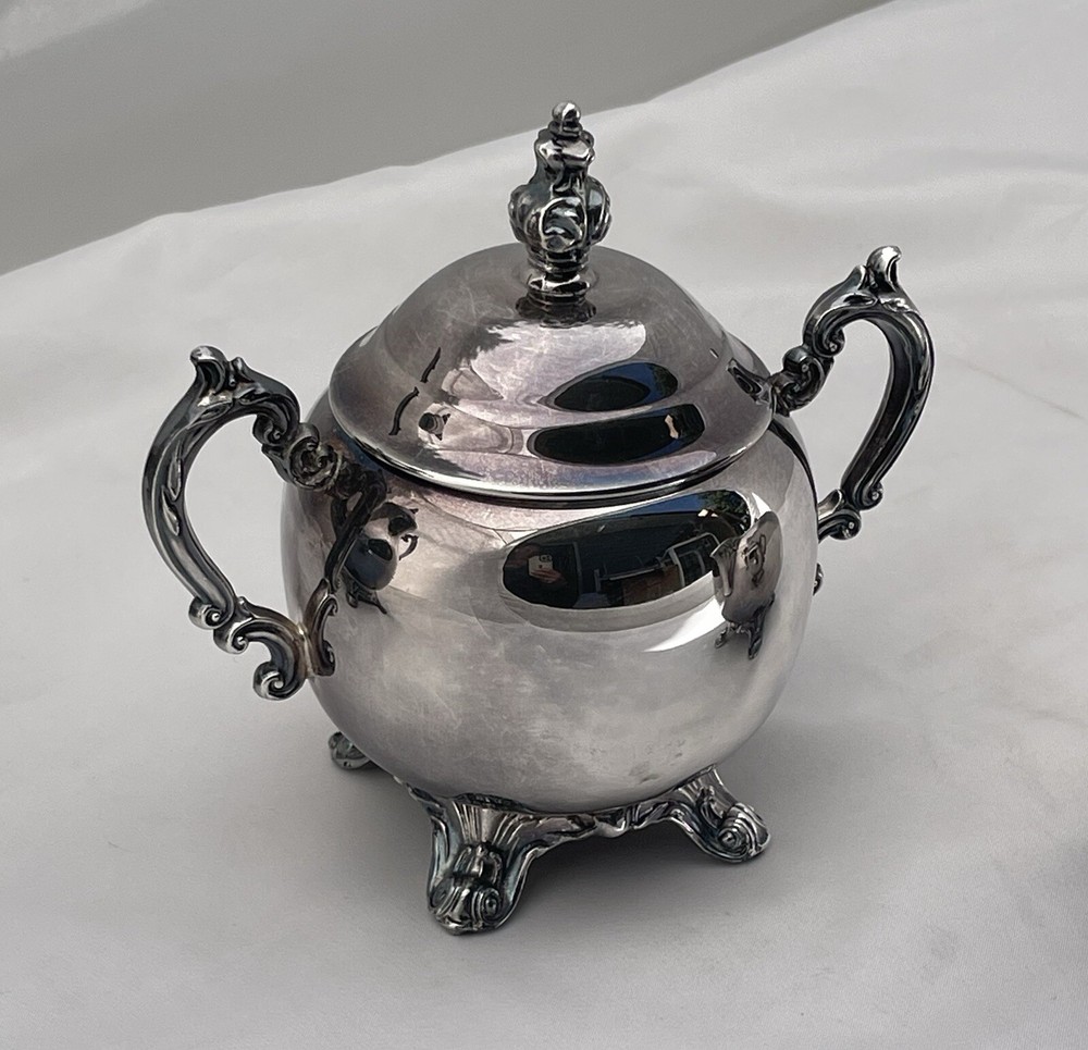 F B Rogers Silver Company Tea Server Cream Sugar Set Pitcher Special Holiday