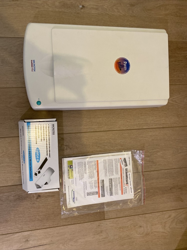 Microtek ScanMaker V6UPL Flatbed Scanner w/ AC Adapter