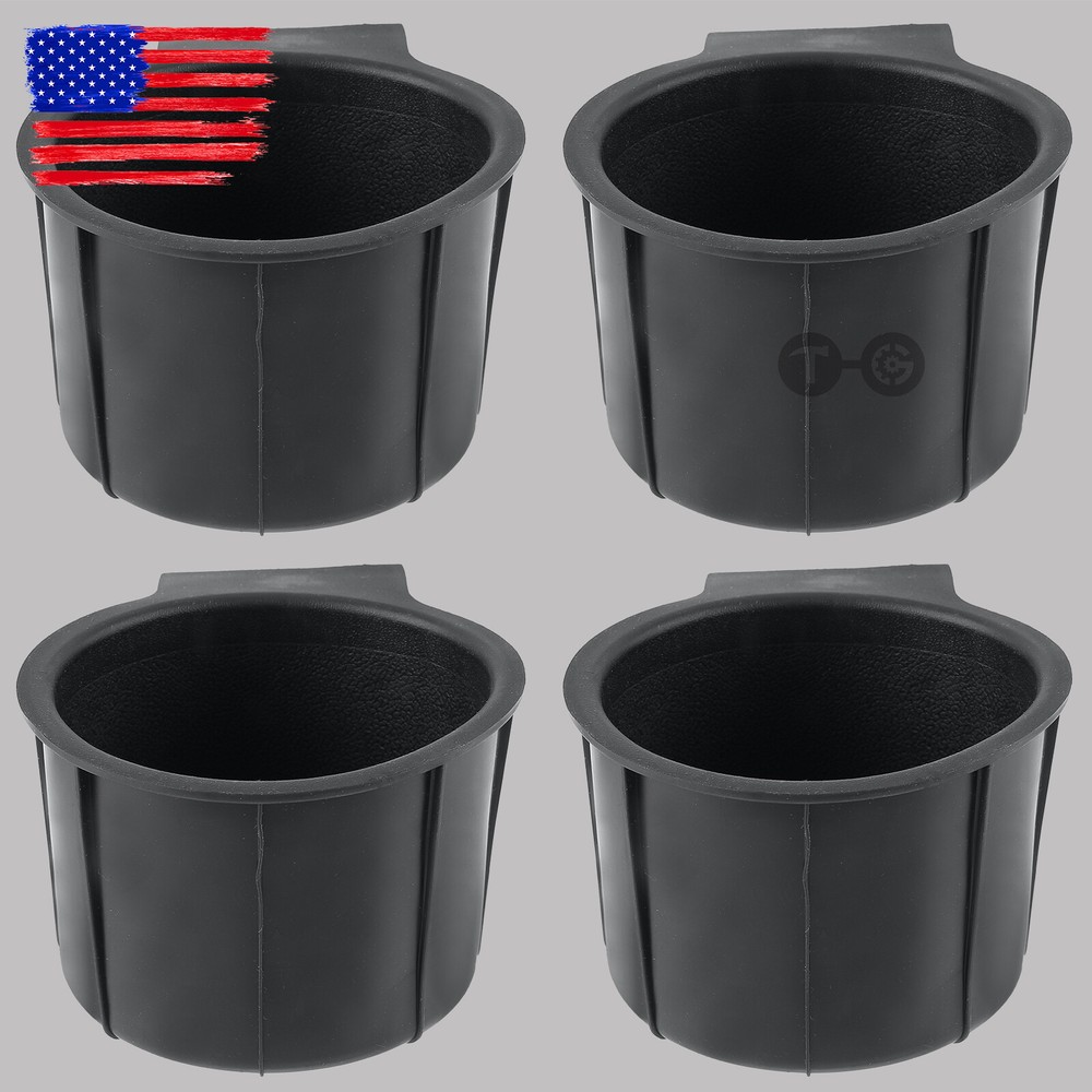 CC3Z-2813562-AA Console Cup Holder Insert 4Pcs for 2011-16 Ford F250 Super Duty